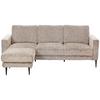 3-sitzer-sofa Parma Multicolor B: 208 Cm - Multicolor/Schwarz, Basics, Holz/Textil (208/83/151cm) - Livetastic