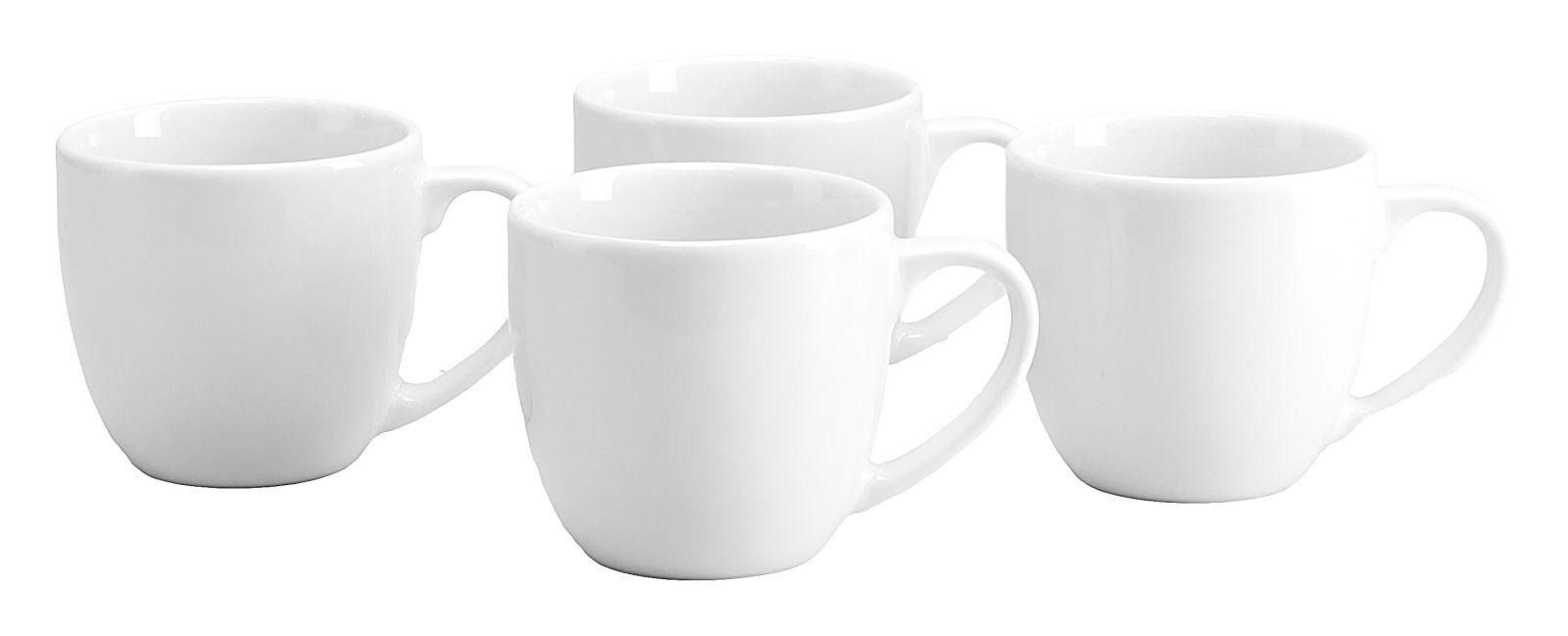 Kaffeebecherset Weiß, 320ml - Weiß, Basics, Keramik (9/9cm) - Creatable