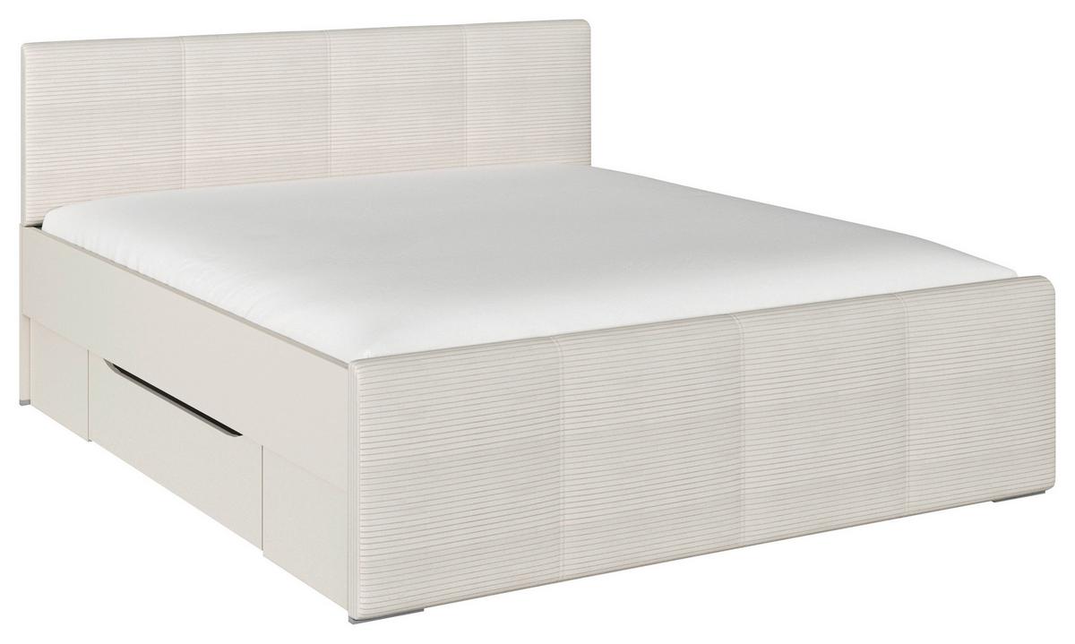 Stauraumbett Holga Champagner 180x200 cm - Champagner, MODERN, Holzwerkstoff/Textil (180/200cm) - Rauch Möbel