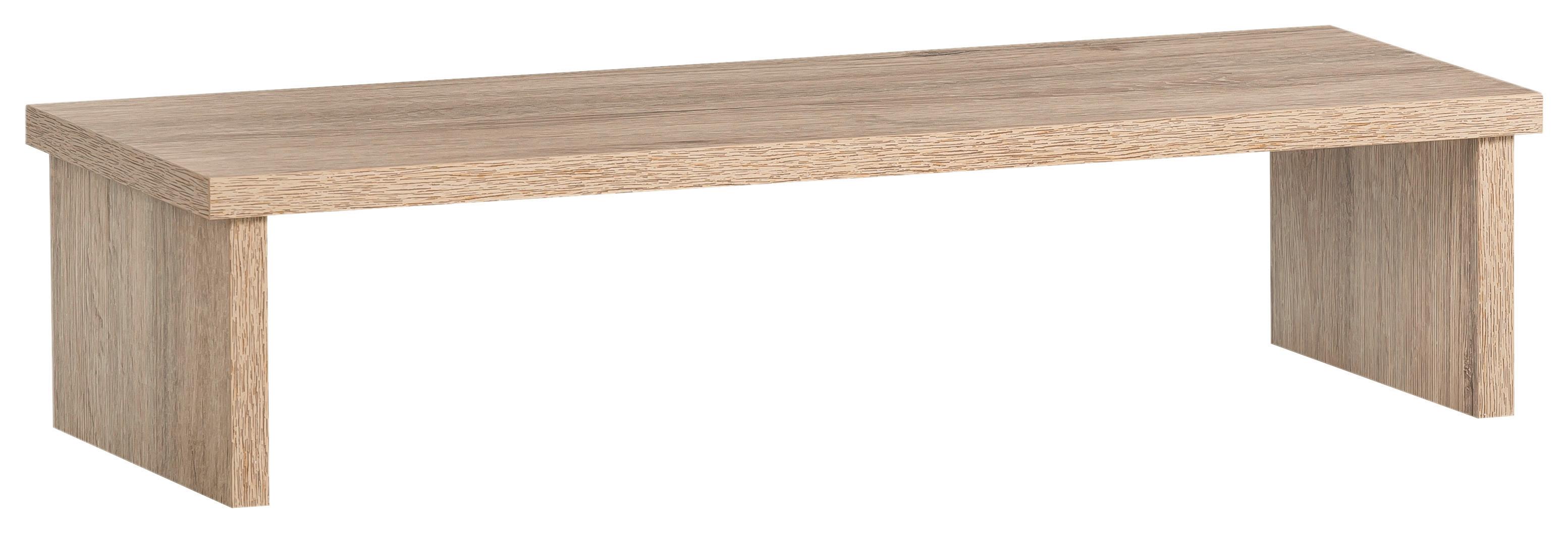 BILDSCHIRMERHÖHUNG NIELS 550 - Wildeiche, MODERN, Holzwerkstoff (55/12,7/20cm) - MID.YOU