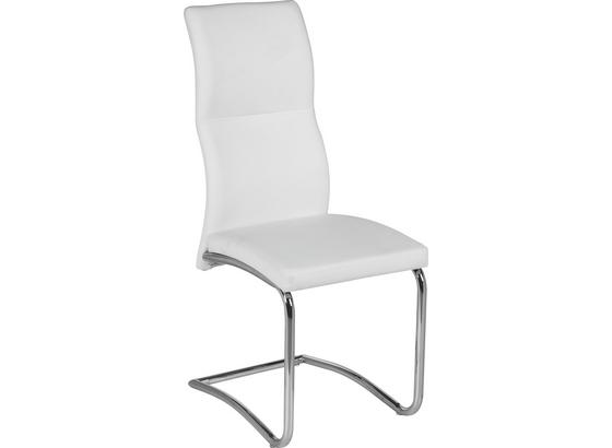 Houpací Židle Wendy - bílá, Moderní, kov/textilie (43,5/102/62cm) Houpací Židle Wendy - bílá, Moderní, kov/textilie (43,5/102/62cm)