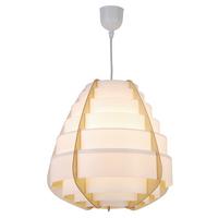 PENDELLEUCHTE 50101038 NAGOJA - Beige, Natur, Holz (37/37/145cm)
