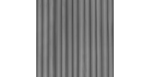 Vorhang Mit Schlaufen Und Band Utila 140x245 Cm Dunkelgrau - Dunkelgrau, KONVENTIONELL, Textil (140/245cm) - Ondega