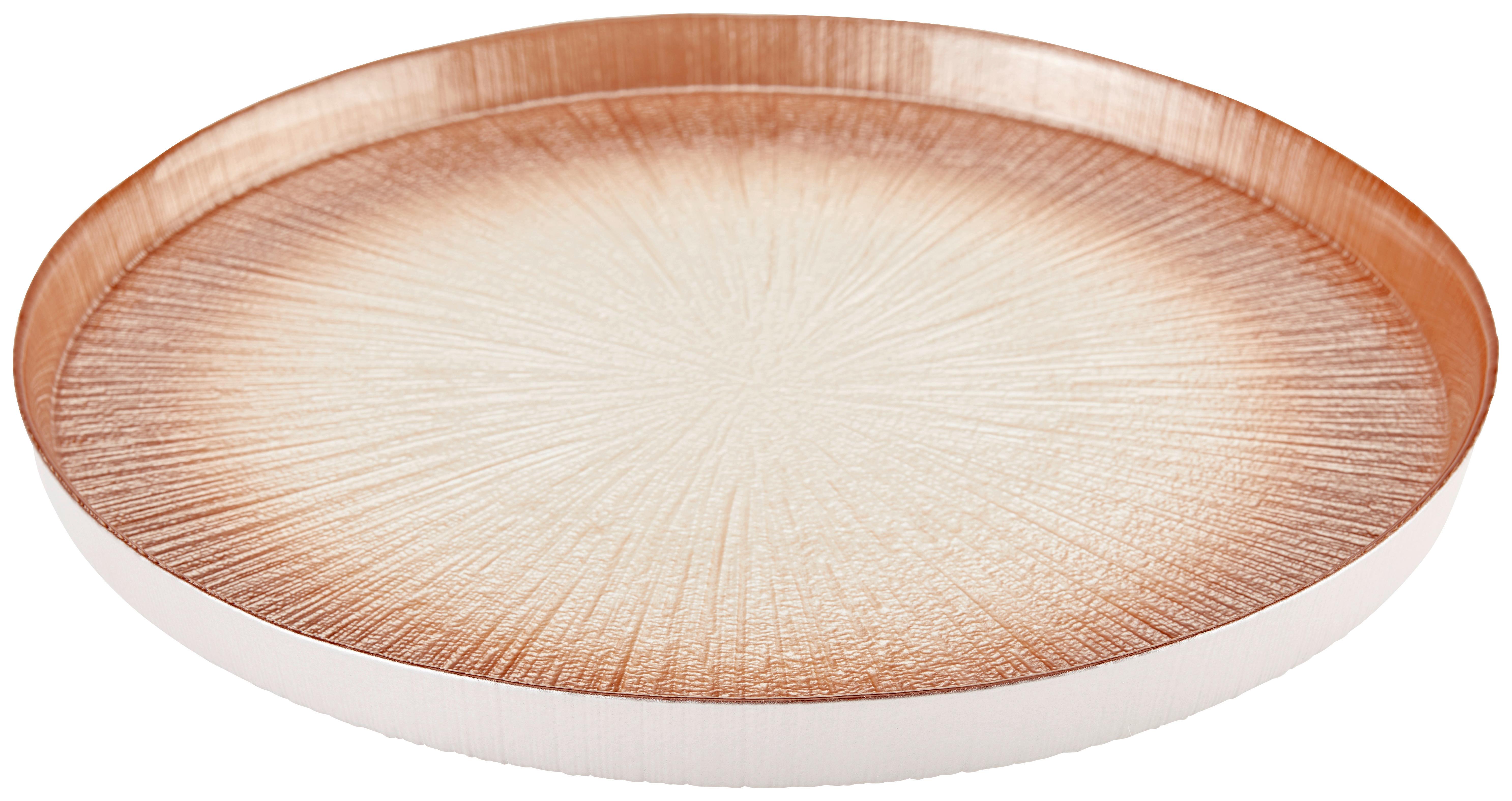 Speiseteller Herlinda - Taupe, MODERN, Glas (28/1cm) - James Wood