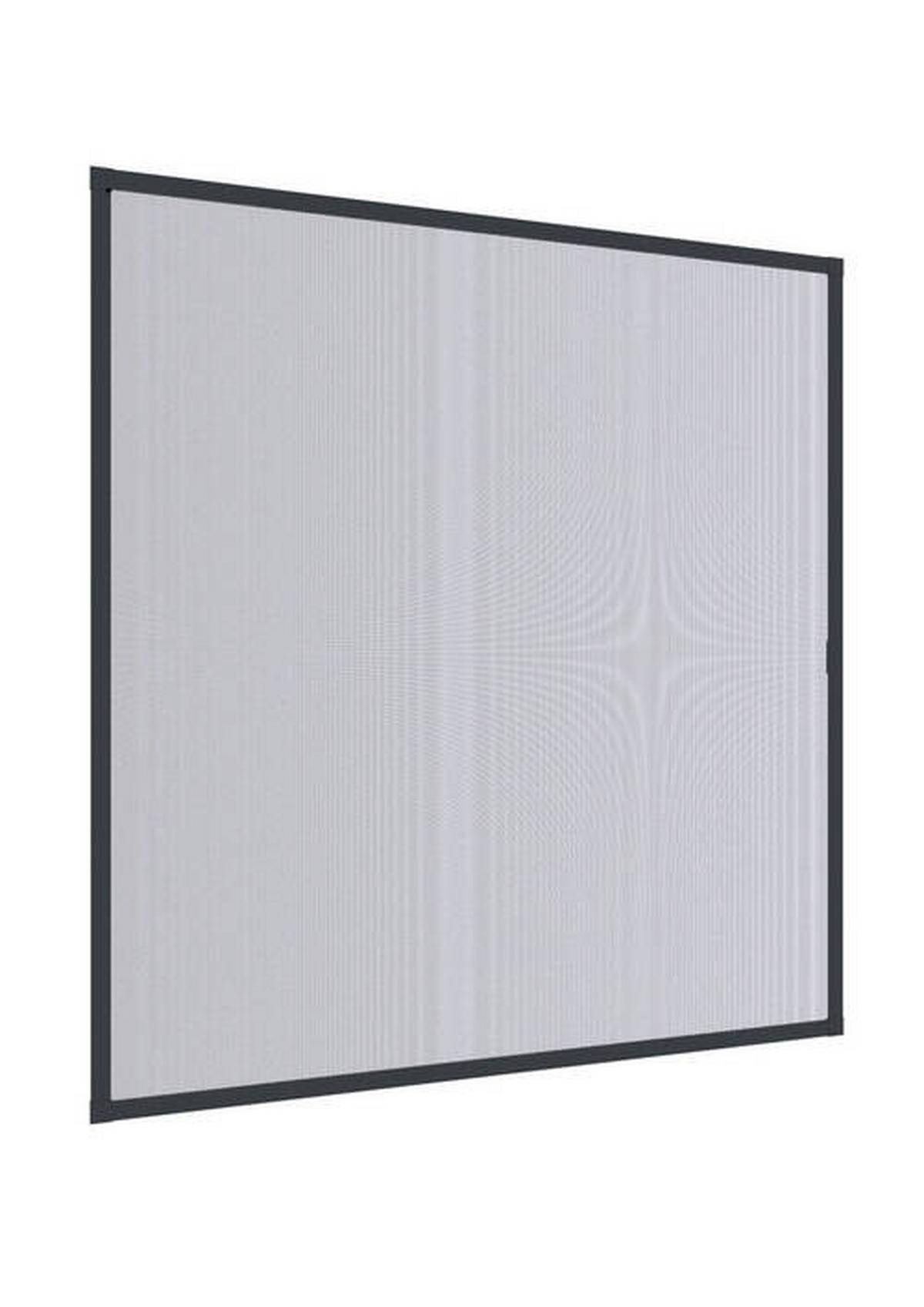 Fliegengitter Fenster 100x120 cm Anthrazit - Anthrazit, Basics, Metall (100/120cm)