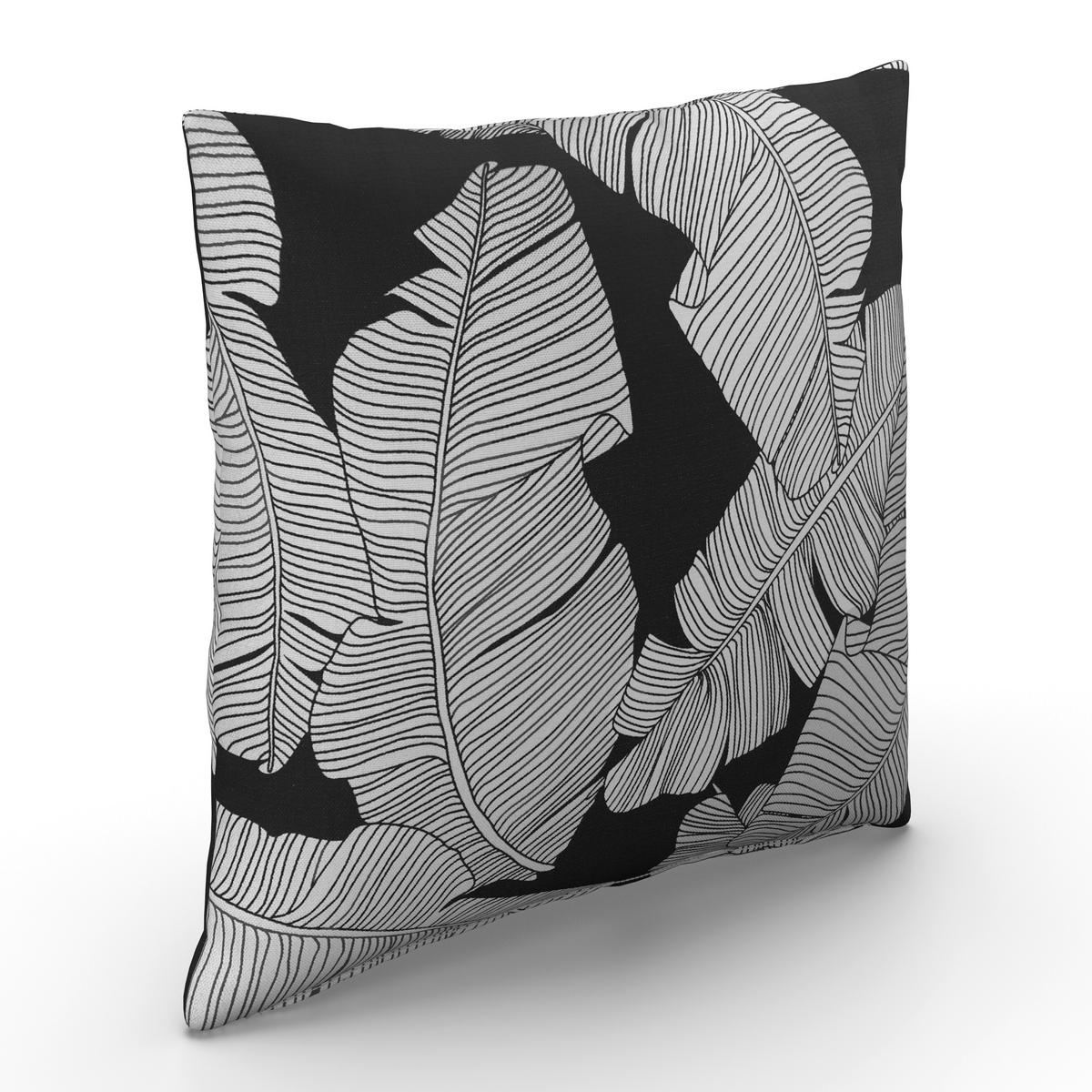 VONKAJŠÍ VANKÚŠ NATALIA - čierna/biela, Modern, textil (45/45/10cm) - Bessagi Garden