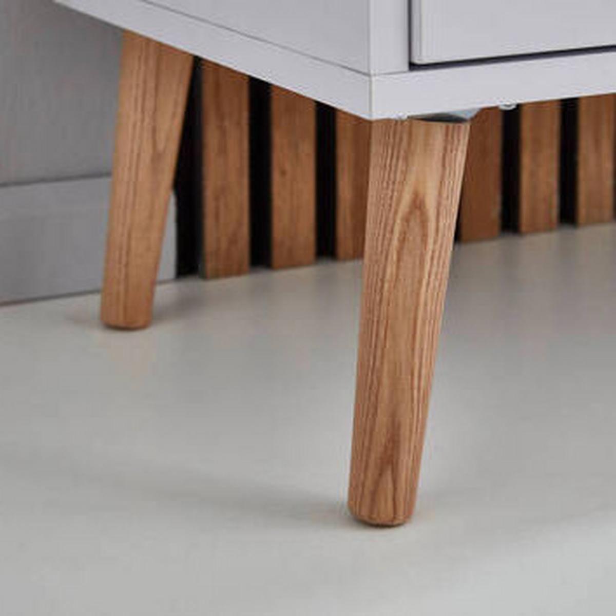 Sideboard Mailand Weiß/weiß Hg B:184,5cm - Weiß Hochglanz/Eiche Artisan, MODERN, Holzwerkstoff (184,5/86/33cm) - MID.YOU