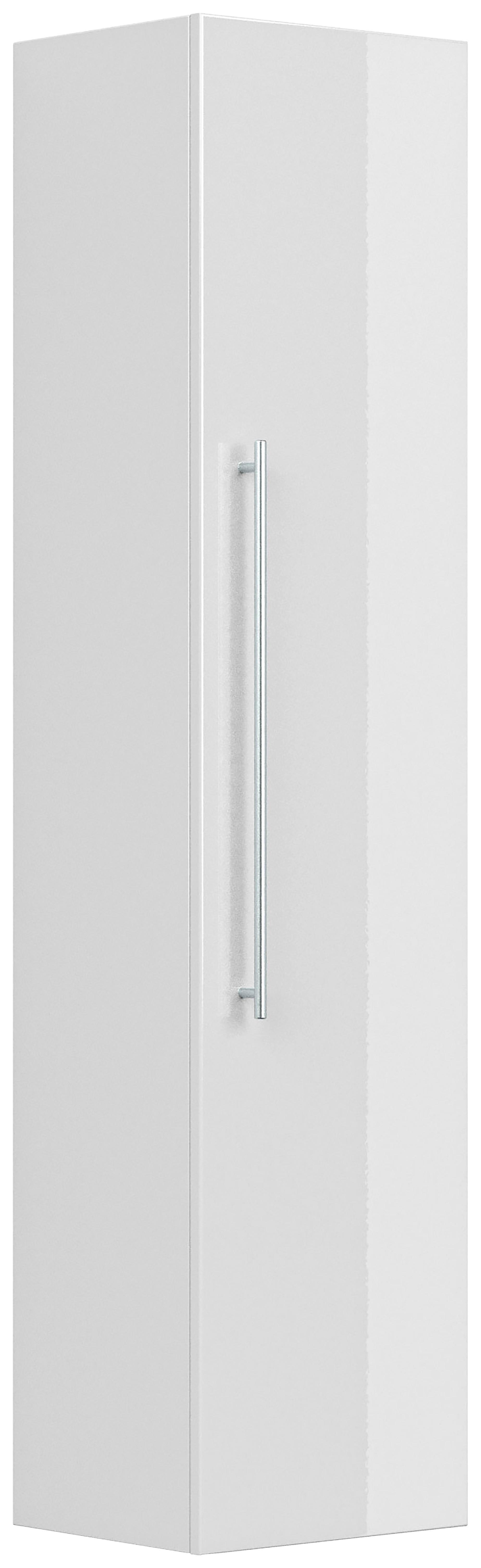 HOCHSCHRANK Homeline Weiß HG B: 35cm - Weiß Hochglanz, Basics, Holzwerkstoff (35/150/30cm) - MID.YOU