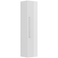 HOCHSCHRANK Homeline Weiß HG B: 35cm - Weiß Hochglanz, Basics, Holzwerkstoff (35/150/30cm) - MID.YOU