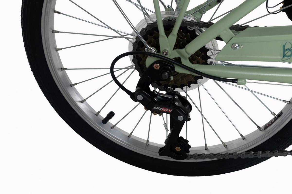 Kinderfahrrad 20'' DaCapo grün - Grün, Basics, Metall (25/140/60cm)