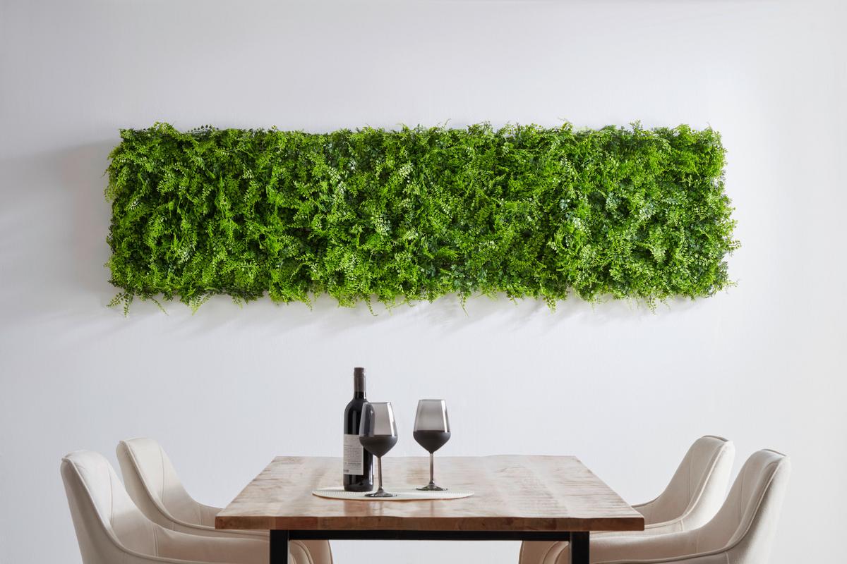 Umělá rostlina FARNMATTE - zelená, Lifestyle, plast (50/50/7cm) - Modern Living