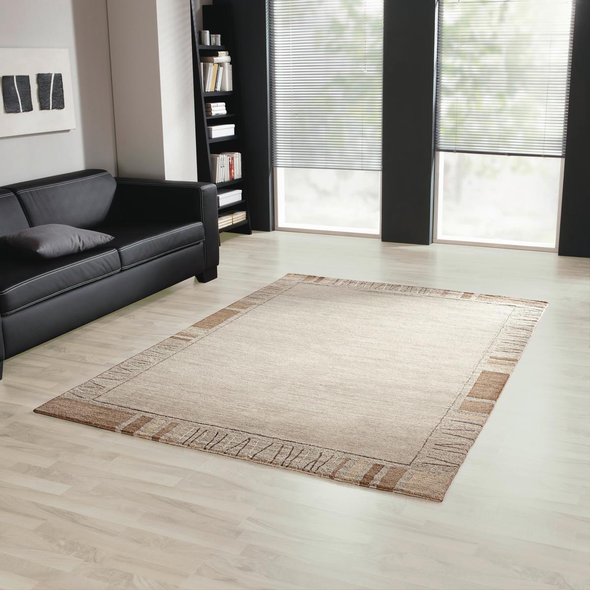 Hochflor Teppich Naturfarben Naturfaser 200x300 cm - Naturfarben, Basics, Textil (200/300cm) - Cazaris