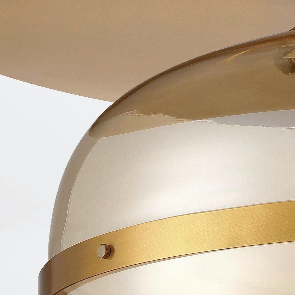 Mennyezeti Lámpa Qn-Nottingham-F-L-Ab - sárgarézszínű, Konventionell, üveg/fém (50/33,5cm) - Elstead Lighting
