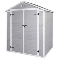 Gartenhaus Bayonne - Grau, MODERN, Kunststoff/Metall (182.5/220/103cm) - Homezone