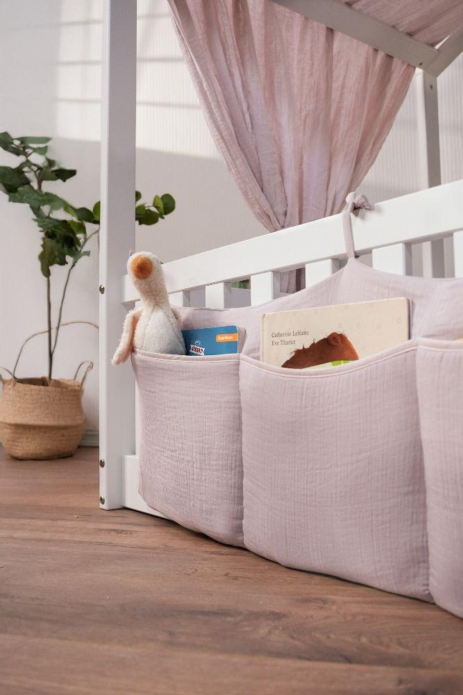 Stauraumnetz Altrosa, B/L: 40x80cm - Altrosa, Basics, Textil (40/80cm) - tiSsi