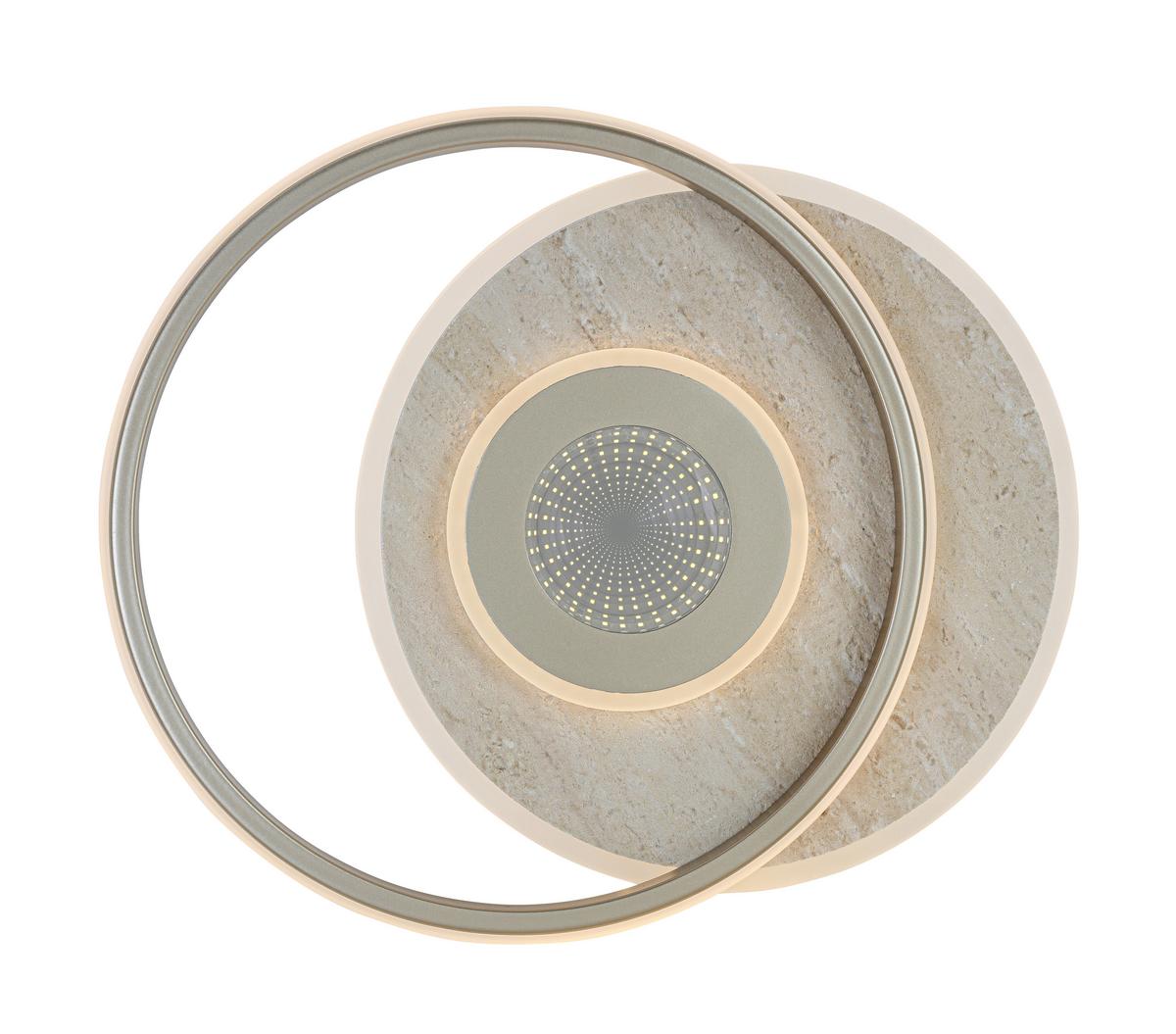 STROPNÉ LED SVIETIDLO PUL - šampanská, Modern, kov/plast (42/35/6cm) - Mömax