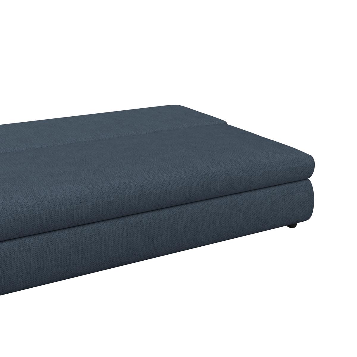 3-Sitzer-Sofa Mit Schlaffunktion Olso Blau - Blau, Trend, Holz/Kunststoff (205/72/100cm)