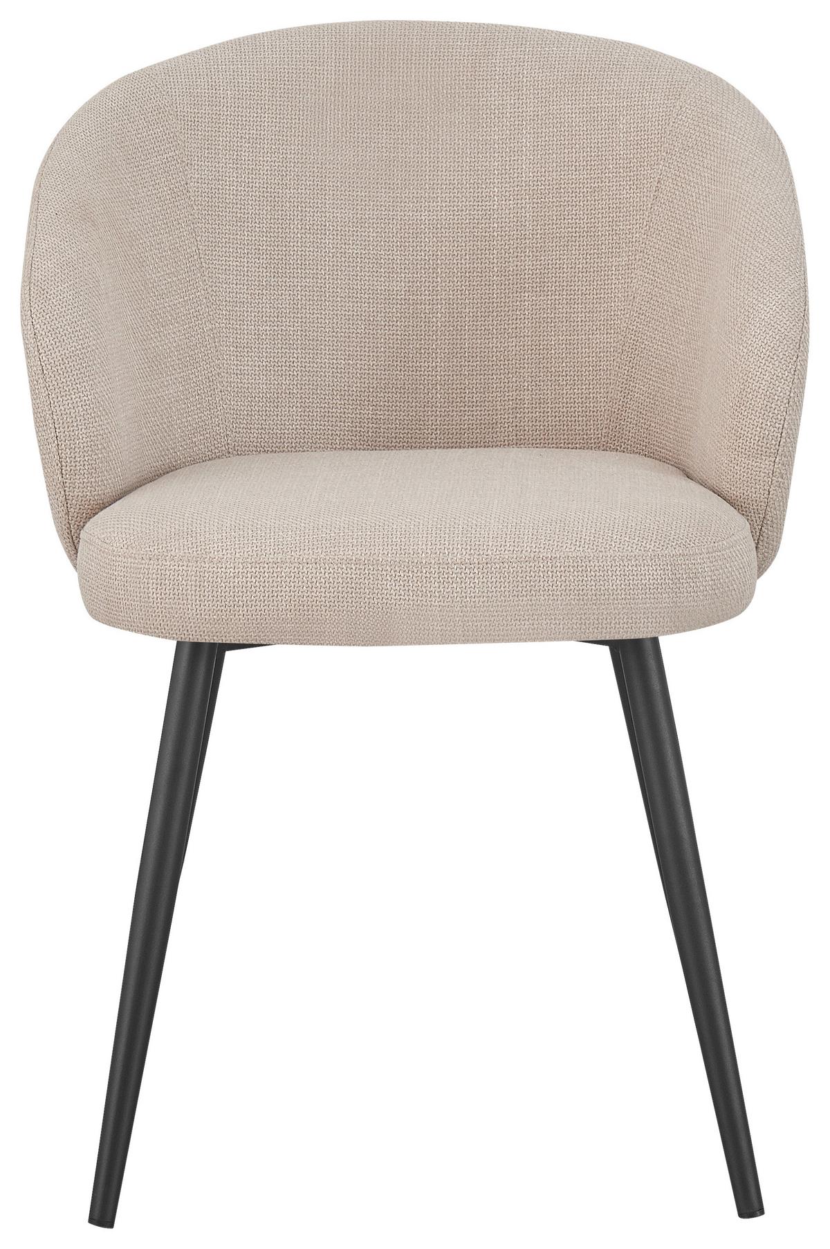 STOLIČKA NALA - čierna/béžová, Lifestyle, kov/textil (57/76/60cm) - Mömax