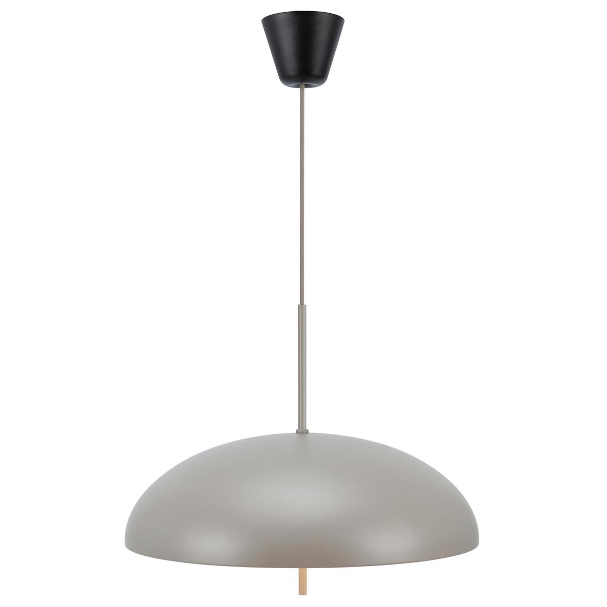 Hängeleuchte Versale Graubraun D: 49,5 cm - Graubraun, Design, Metall (49,5/41cm) - Nordlux