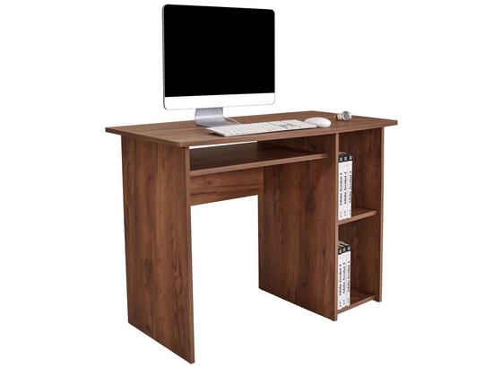 Písací Stôl Remus - tmavohnedá, Moderný, kompozitné drevo (110/74/50cm) Písací Stôl Remus - tmavohnedá, Moderný, kompozitné drevo (110/74/50cm)