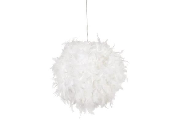 Závesná Lampa Larissa - biela, Romantický / Vidiecky, kov (30/110cm) - Premium Living Závesná Lampa Larissa - biela, Romantický / Vidiecky, kov (30/110cm) - Premium Living