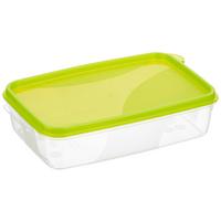 Frischhaltedose Dora ca. 750 ml Mikrowellengeeignet - Blau/Rot, KONVENTIONELL, Kunststoff (18/12/5cm)