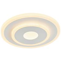 STROPNÍ LED SVÍTIDLO BIZULO - bílá/opál, Moderní, kov/plast (20/4,5cm) - Mömax