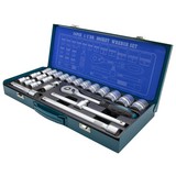 Werkzeugset 24-teilig Chrom-vanadium-stahl K24 - Türkis/Silberfarben, KONVENTIONELL, Metall (44/5/20cm) - Hyundai