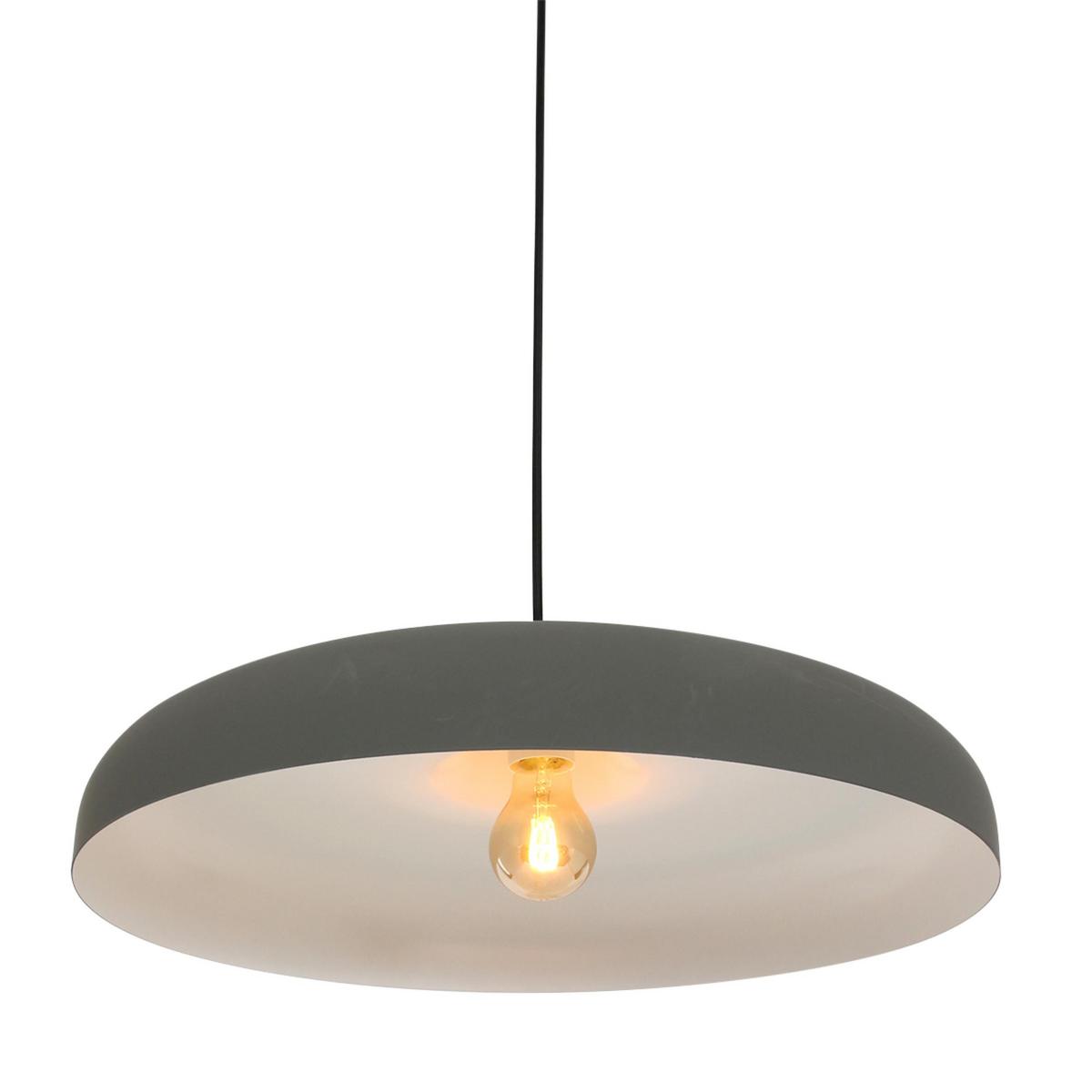 Pendelleuchte Krisip - Grau, Trend, Metall (50/20-170/50cm)