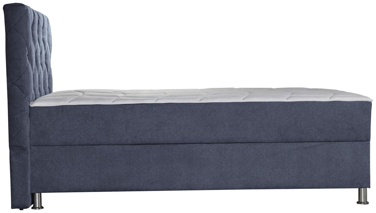 Box-ágy Black Diamond - antracit, Design, textil (140/200cm) - Modern Living