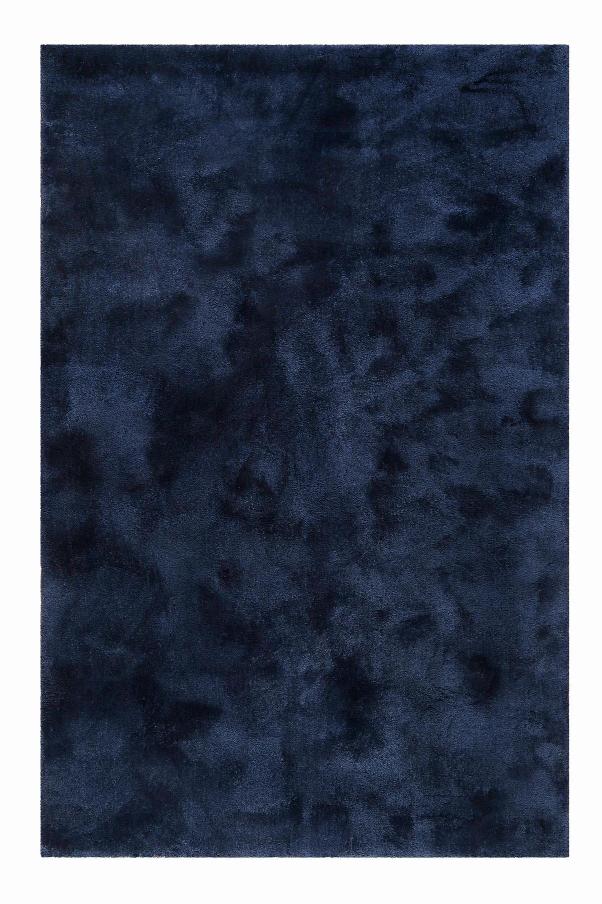Hochflorteppich Blau Relaxx 160x230 cm - Blau/Dunkelblau, KONVENTIONELL, Textil (160/230cm) - Esprit