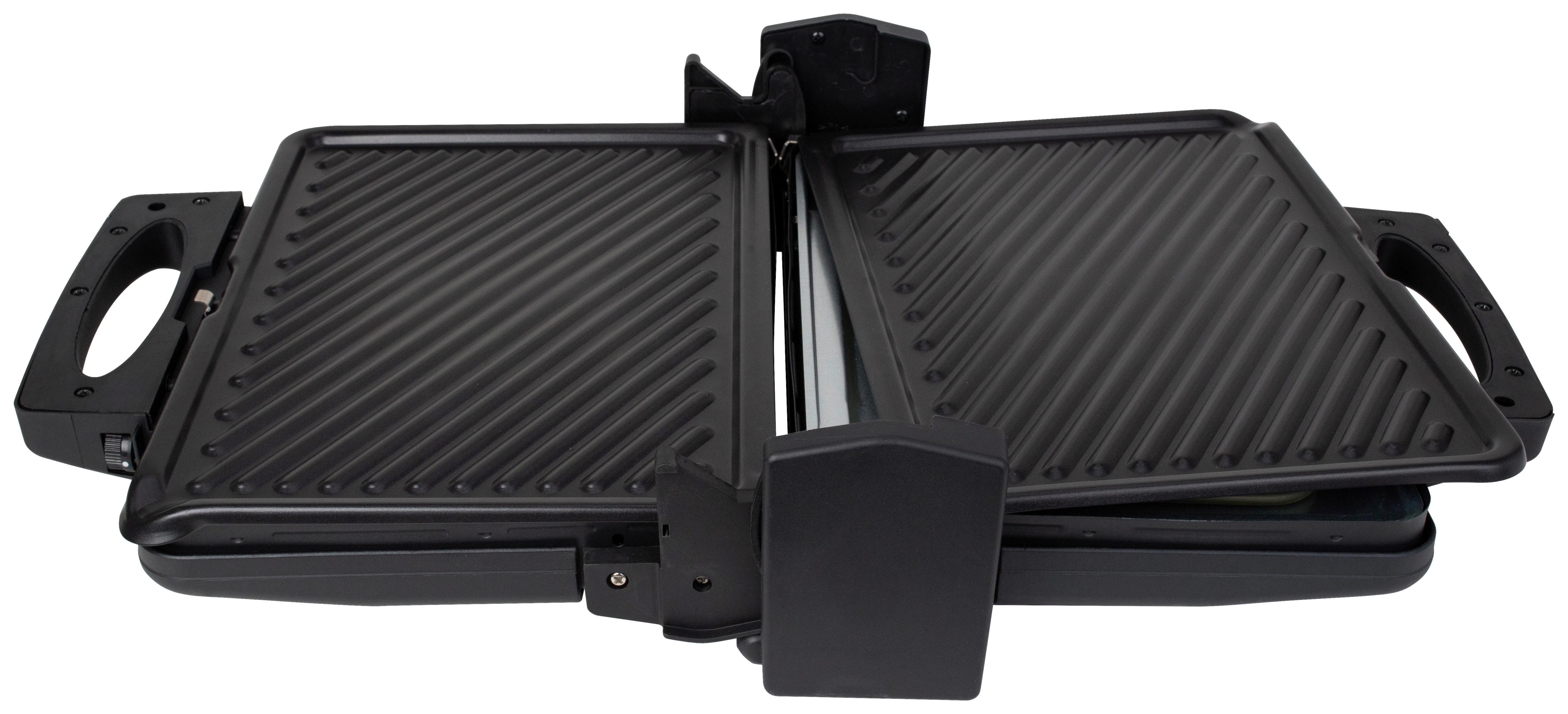 Kontaktgrill Kg 2410 - Anthrazit/Schwarz, Basics, Kunststoff/Metall (39.5/11.5/31.5cm) - Silva Homeline