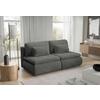 Schlafsofa Mystic Grau B: 220cm - Schwarz/Grau, Design, Textil (220/94/114cm) - Livetastic
