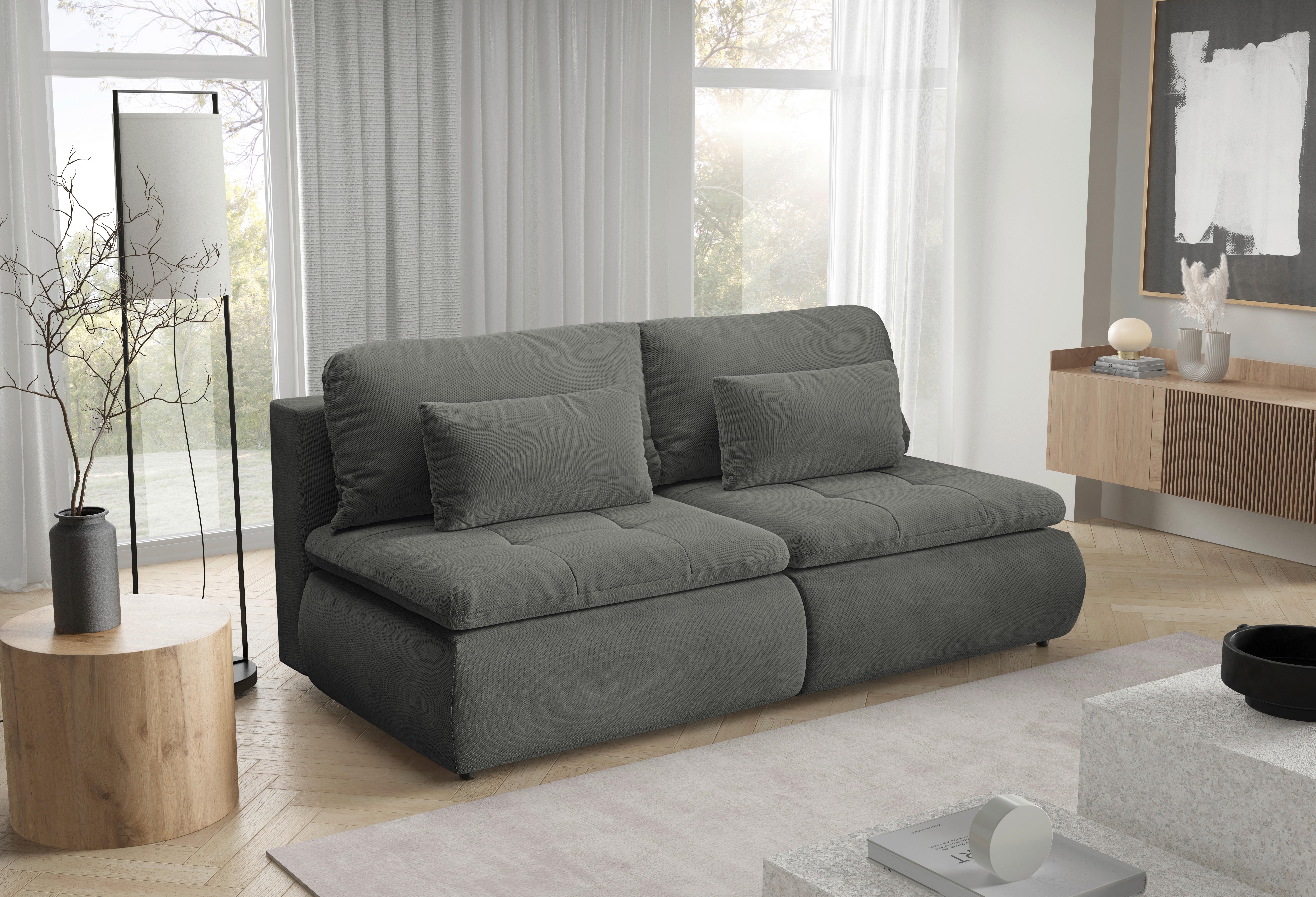 Schlafsofa Mystic Grau B: 220cm
