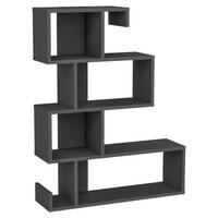 Regal Ares B: 80 Cm, Anthrazit - Anthrazit, Design, Holzwerkstoff (80/103,8/23,8cm) - MID.YOU