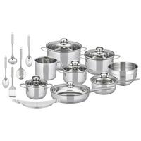 Kochtopfset Prima Tavola 22820 - Edelstahlfarben, Basics, Metall