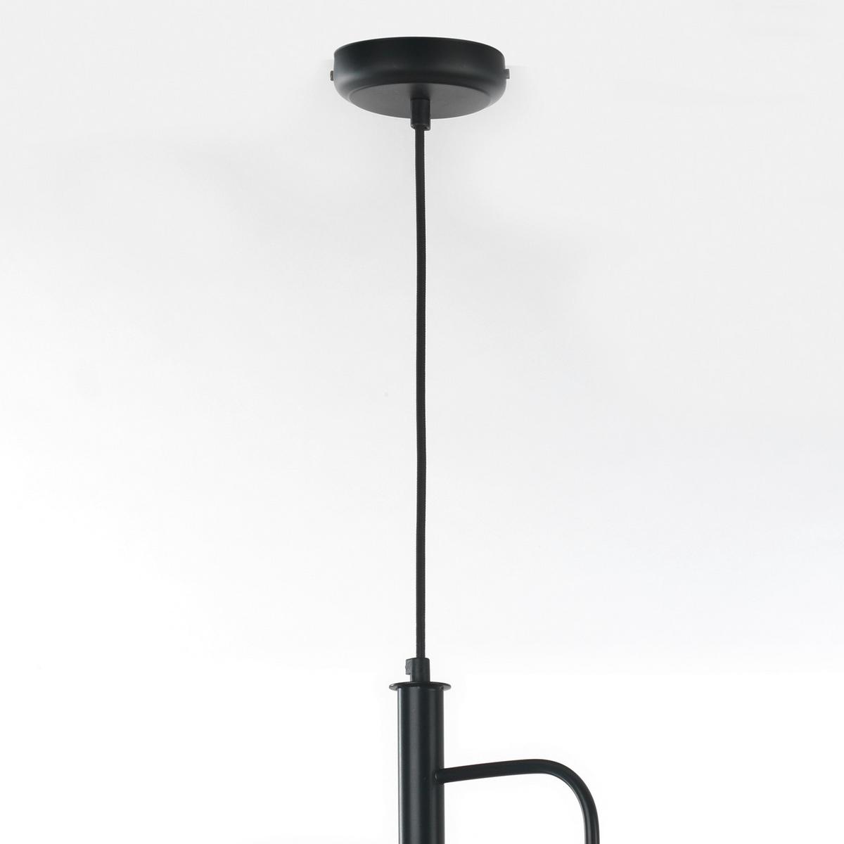 Hängeleuchte Schwarz D: 40 cm 22w - Schwarz, Design, Metall (40/140cm)