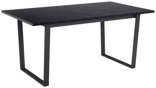 Esstisch Rund Amble 160x90x74 cm Schwarz
