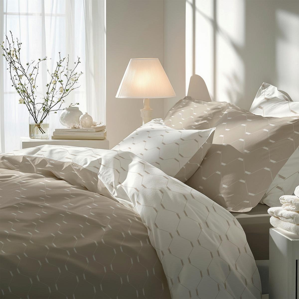POSTEĽNÁ BIELIZEŇ R14DF.002.BONIA BEIGE - béžová, Design, textil (100/135cm) - Florella
