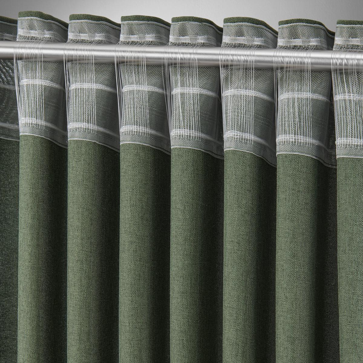 HOTOVÝ ZÁVES ULRICH 300CM - tmavozelená, Modern, textil (135/300cm) - Modern Living