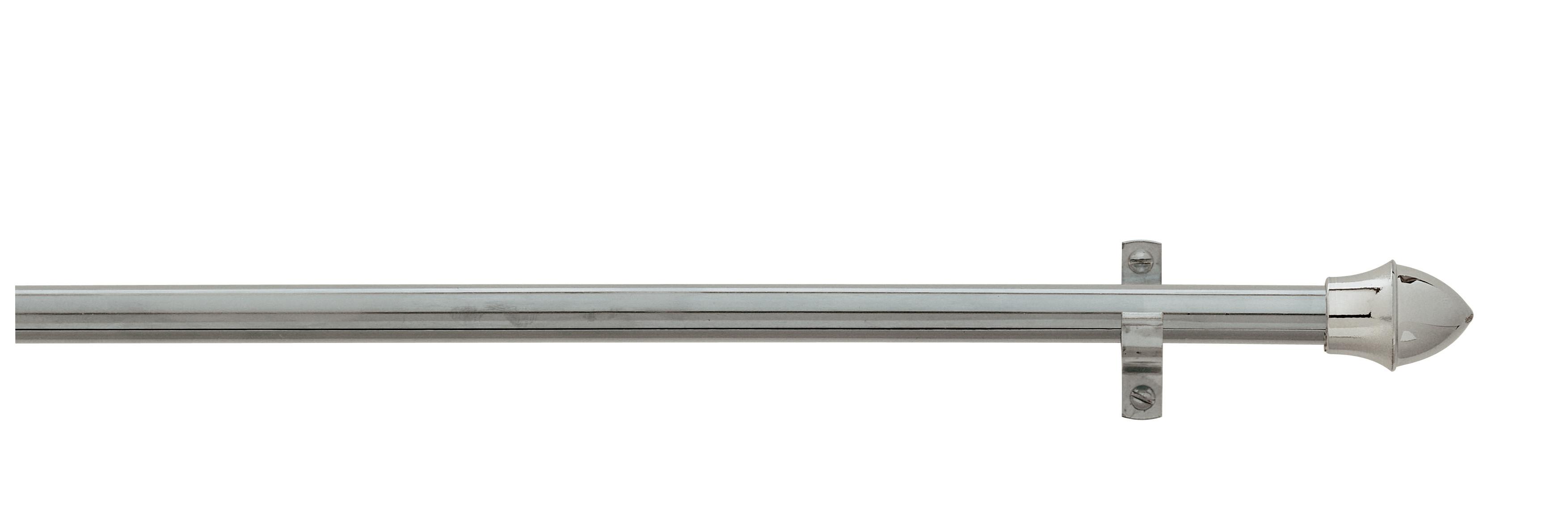 Vitragenstange Chrom L: 75-120 Cm