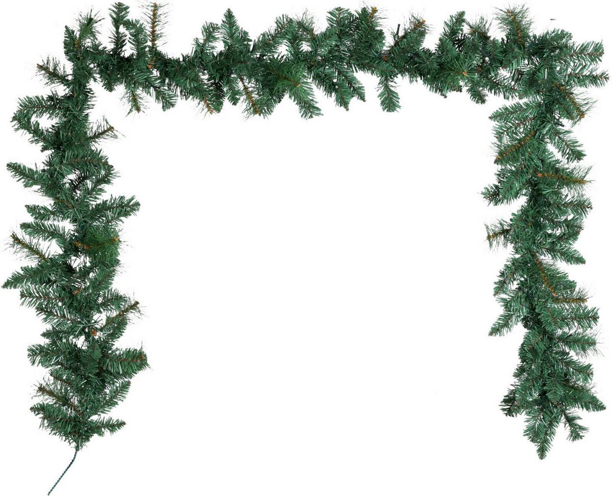 Fenyőgirland Kb. 270cm - sötétzöld, műanyag (270cm)