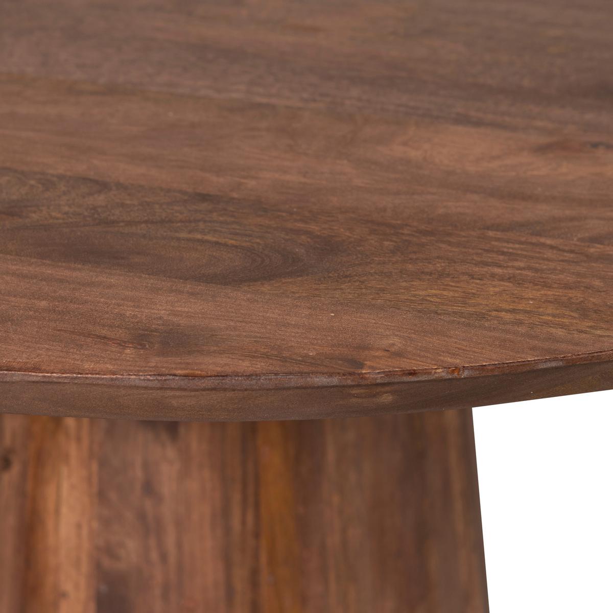 Esstisch Limit Walnussfarben L: 130 cm - Walnussfarben, Design, Holz (130/130/76cm) - Livetastic