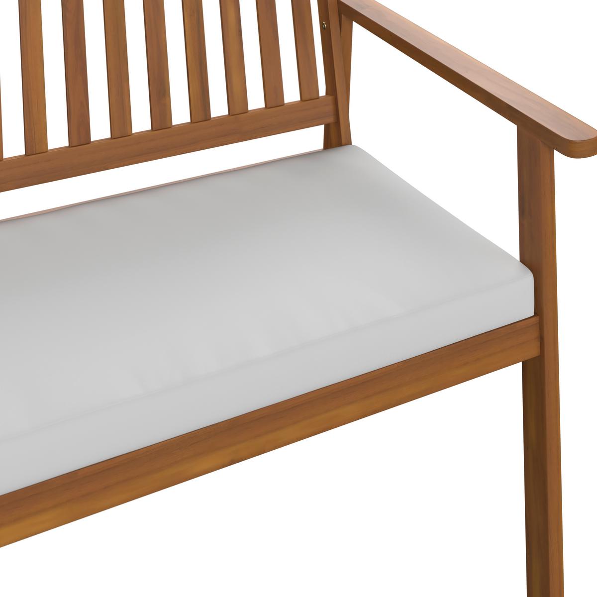 Loungegarnitur Dover - Beige/Akaziefarben, MODERN, Holz (117/81/61cm) - Beldano