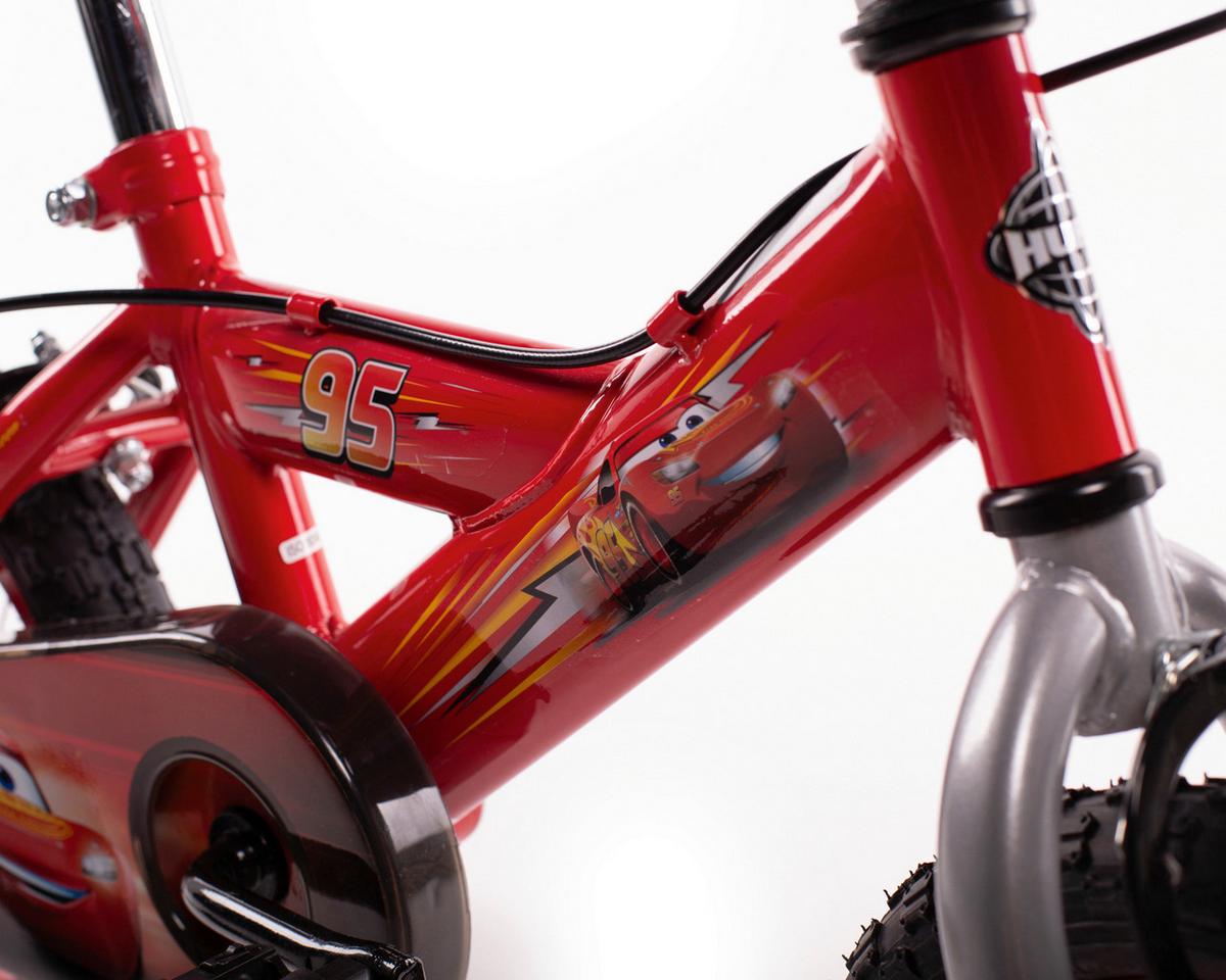 Kinderfahrrad 12 Zoll Huffy Disney Cars Inkl. Stützräder - Rot, Basics, Kunststoff/Metall (54/85/74cm)