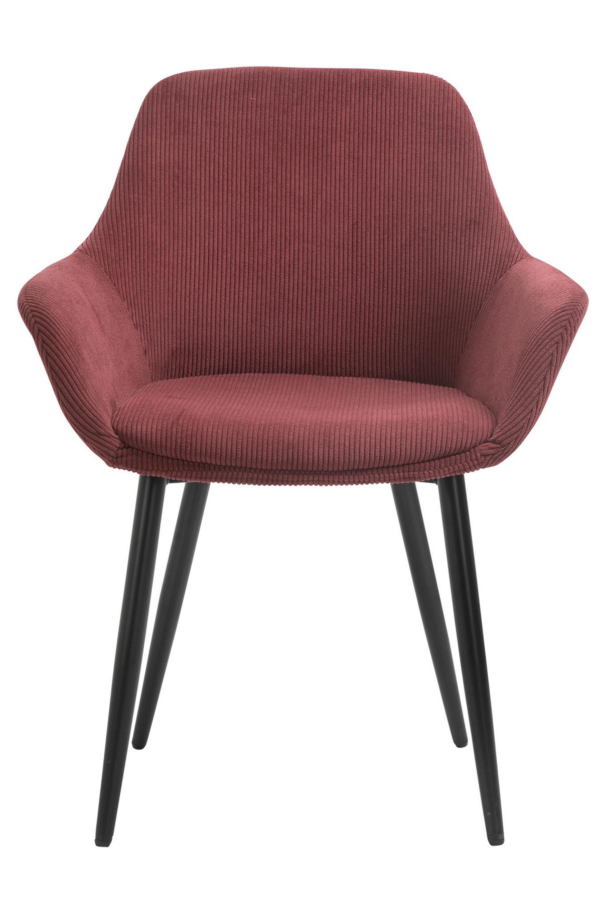 Tischgruppe Naturfarben/Beere L: 160 cm - Beere/Naturfarben, MODERN, Holz/Textil (160/85/76,5cm) - Livetastic