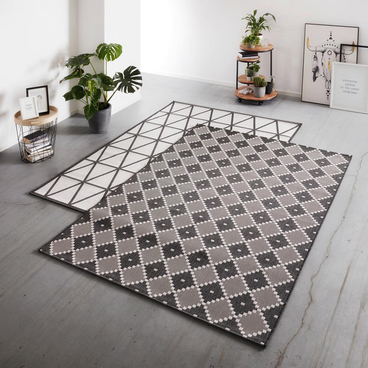 PLOCHO TKANÝ KOBEREC Phoenix 3, 160/230cm - sivá/antracitová, Modern, textil (160/230cm) - Modern Living