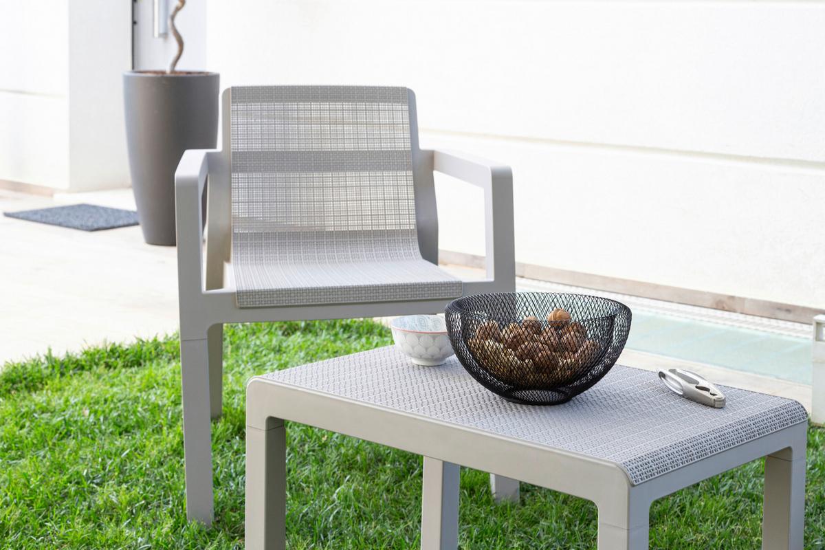SADA NA BALKON ALBA - pískové barvy, Basics, plast - Mömax