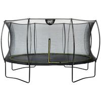 Trampolin Ø 427 cm Mit Sicherheitsnetz Exit Silhouete - Schwarz, KONVENTIONELL, Kunststoff/Metall (427/269cm) - EXIT Toys