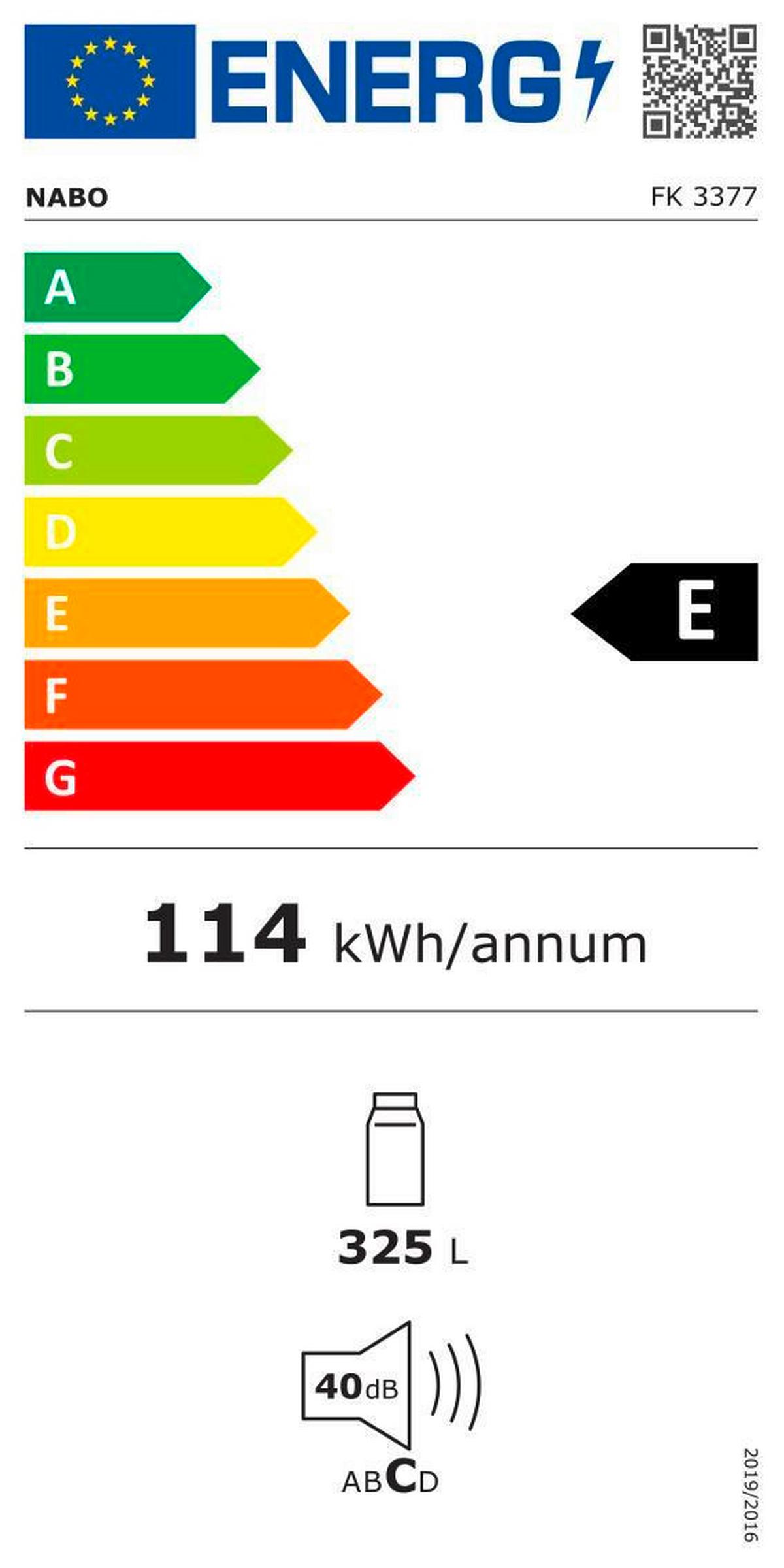 Weinkühlschrank Nabo Fk 3377 - Grau, Basics, Metall (63/174/59,2cm) - Nabo